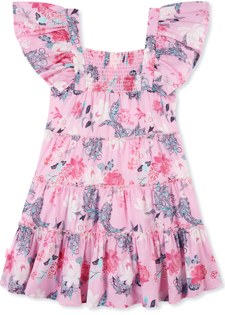 Seafolly girls dress - blossom pink