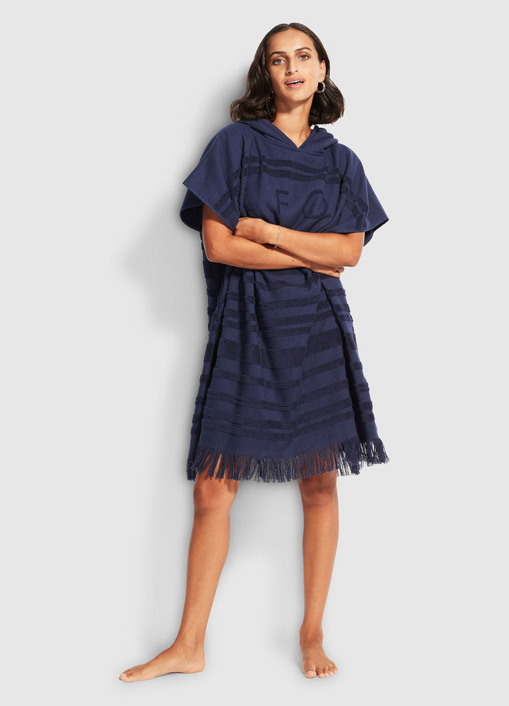 Seafolly womens kaftans - navy poncho