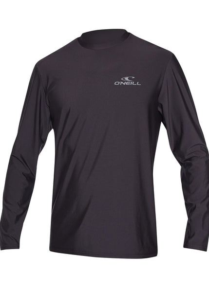 O'Neill mens basic UV rash tee - black long