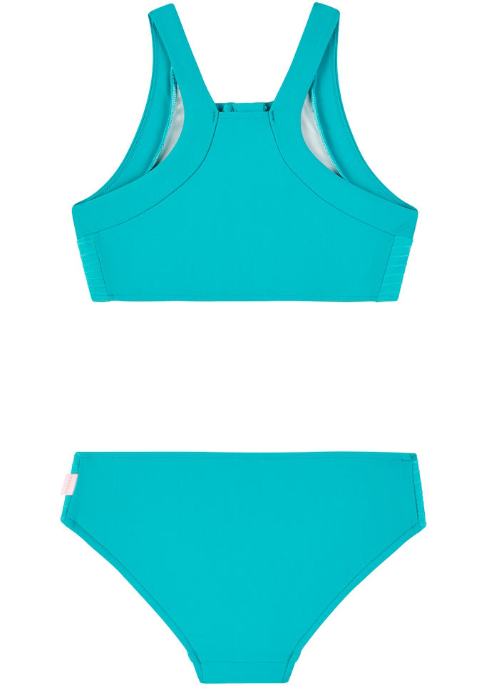 Seafolly girls bikini - peacock blue – Just Swimwear
