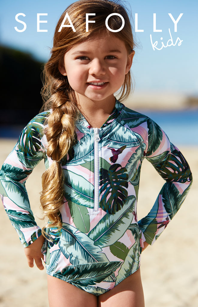 Seafolly sunsuit - marina blue