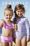 Seafolly girls UV sunsuit - Blossom Pink