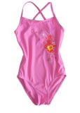 Albetta girls swimsuit - pink flower