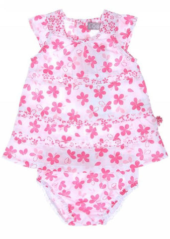 Seafolly girls dress - blossom pink