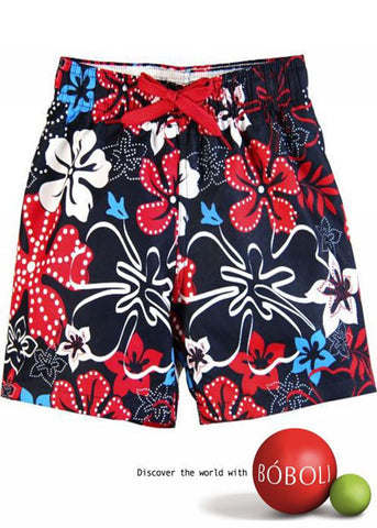 Boboli boys swim trunks - red/black