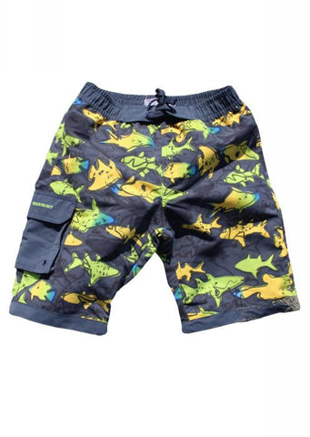 Tiger Joe boys swimshorts - fuel stripe