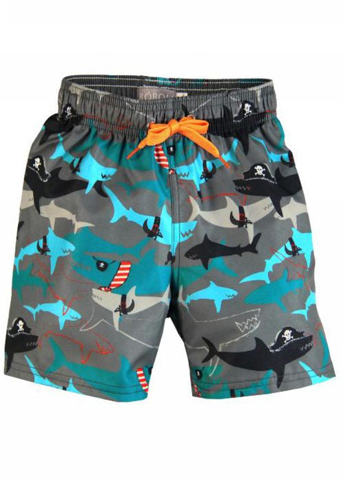 Boboli boys swimshorts - slate sharks