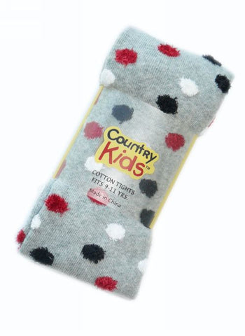 Country Kids tights - cherry dot