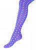 Country Kids tights - fluffy dot purple