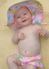 Flap Happy swim nappy - pink fish