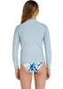 O'Neill girls UV rash tops - Kentucky blue long