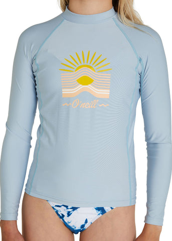O'Neill mens Psycho UV rash vest - smoke