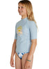 O'Neill girls UV rash tops - Kentucky blue