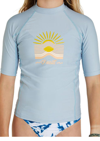 O'Neill mens Psycho UV rash vest - smoke