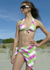 Kiwi girls sarongs - pink/lime