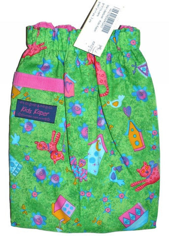 Kids Kaper girls trousers - red flower