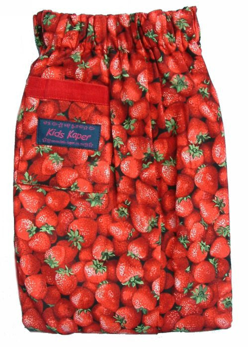 Kids Kaper girls trousers - red strawberry