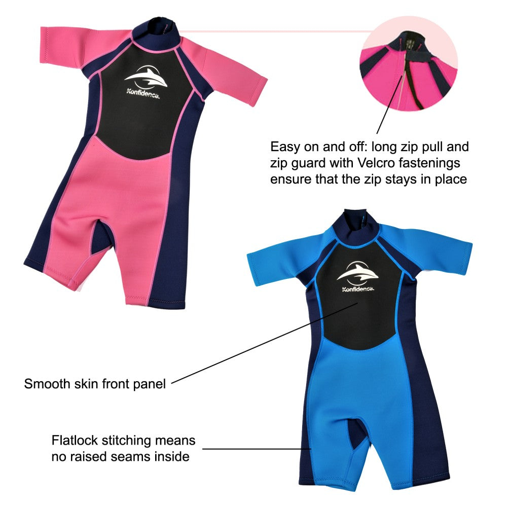 Konfidence wet suit - pink