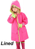 Kozi Kidz waterproof jackets - pink lined