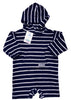 Mitty James toddler rompers - organic navy/white