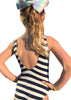 Mitty James swimsuits - navy/white