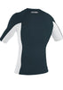 O'Neill mens rash top - slate white