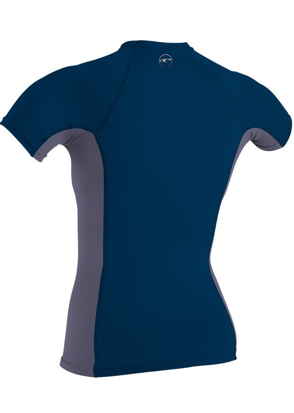 O'Neill womens rash top - abyss dusk