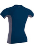 O'Neill womens rash top - abyss dusk