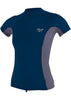 O'Neill womens rash top - abyss dusk