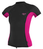 O'Neill womens rash top - black berry