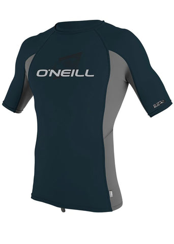 O'Neill mens rash tops - dusty blue long