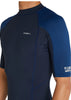 O'Neill mens Psycho UV rash vest - abyss marine