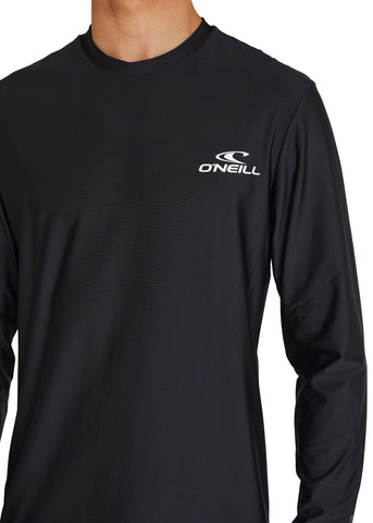 O'Neill basic mens UV rash tee - black