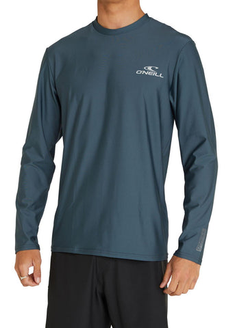 O'Neill mens rash top - Hybrid Carbon Blue