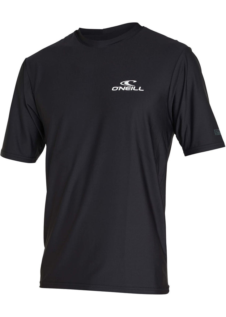 O'Neill Reactor mens UV rash tee - black