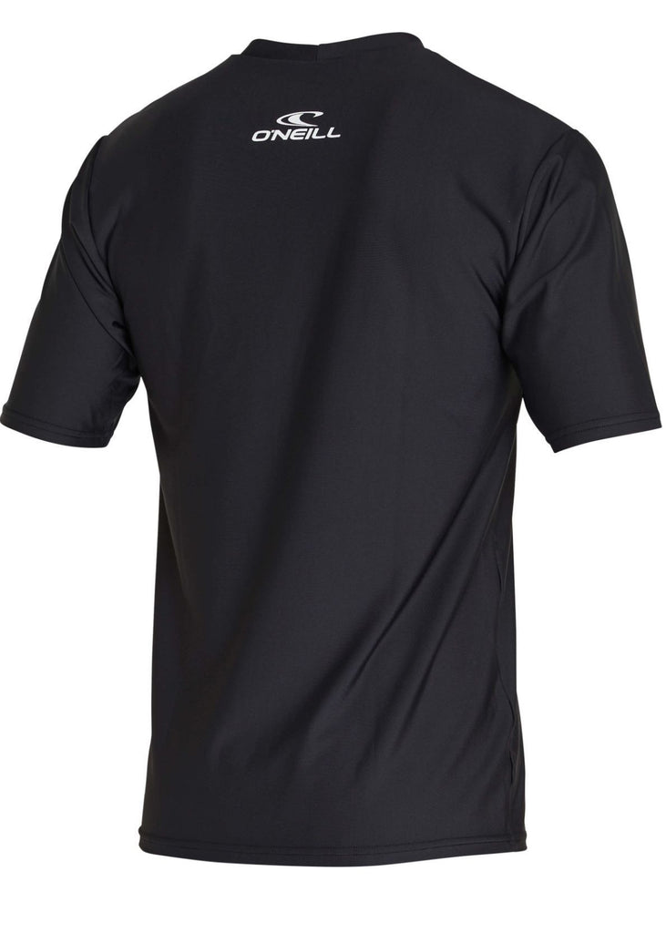 O'Neill Reactor mens UV rash tee - black