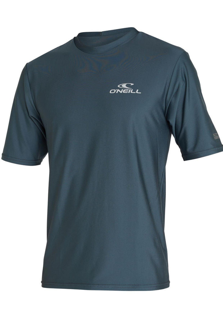 O'Neill mens rash top - ghost green