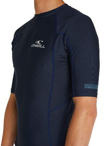 O'Neill mens Psycho UV rash vest - smoke