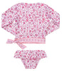 Seafolly UV 2 piece suits - white flower