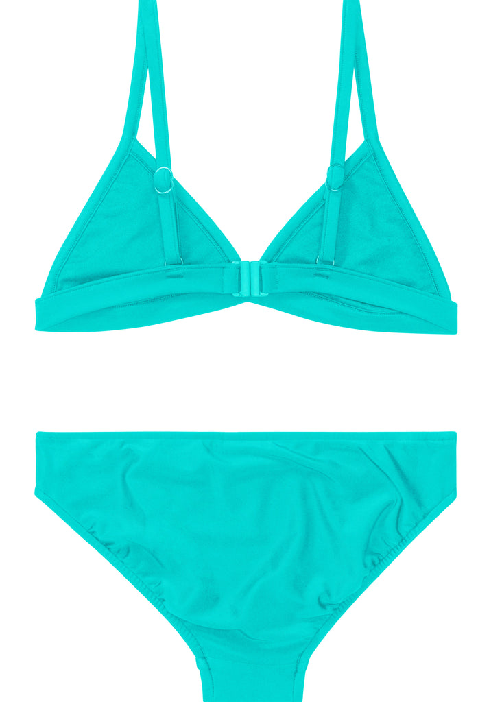 Seafolly girls bikini - emerald blue