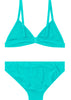 Seafolly girls bikini - emerald blue