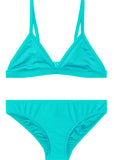 Seafolly girls bikini - emerald blue