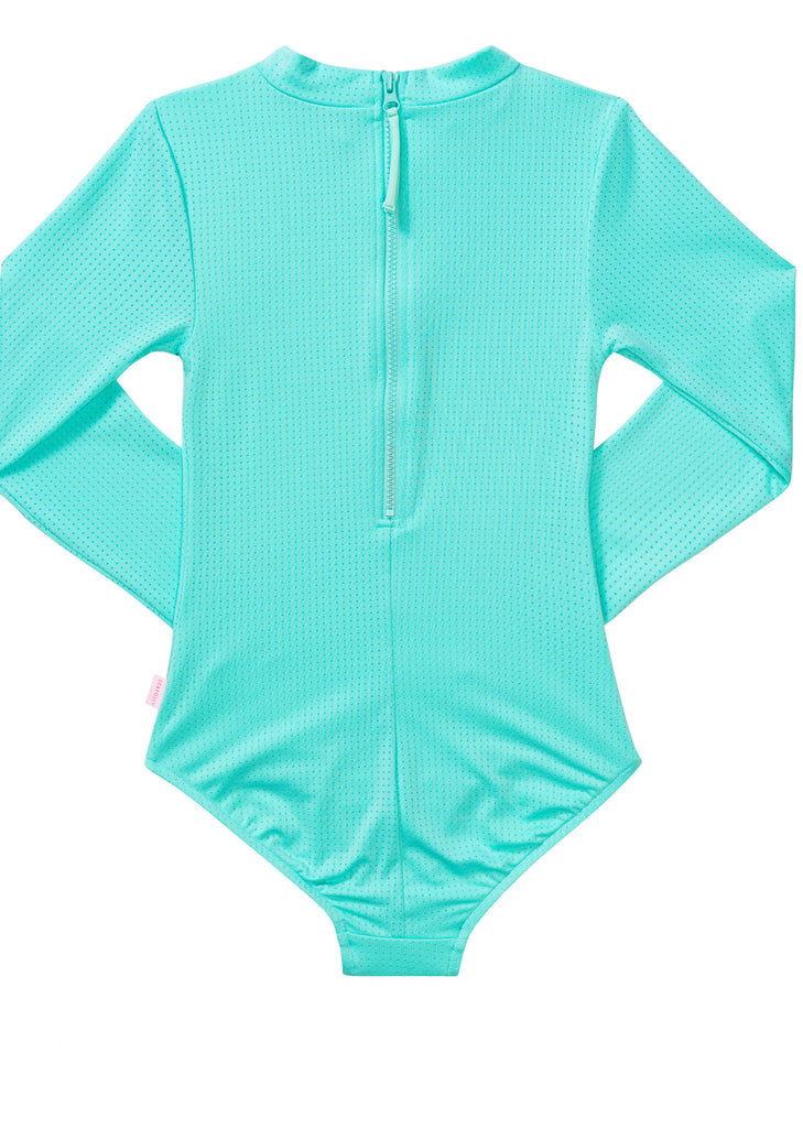 Seafolly UV sunsuit - emerald blue