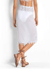 Seafolly womens sarong - white cotton gauze