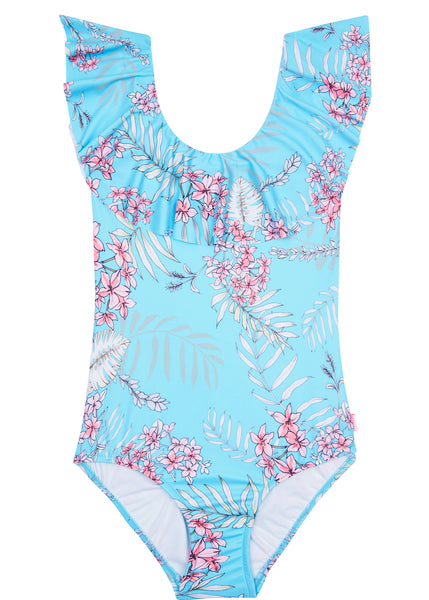 Seafolly girls swimsuit - tahiti blue