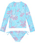 Seafolly UV two piece suit - tahiti blue