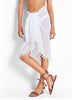 Seafolly womens sarong - white cotton gauze