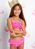 Seafolly girls bikinis - flaminco neon