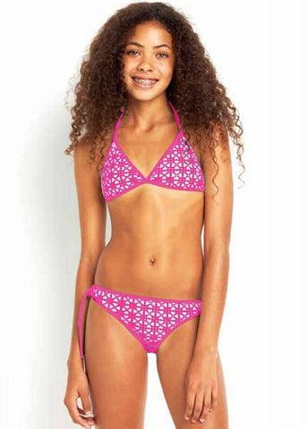 Seafolly girls bikini - hawaii blue colourblock