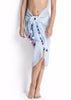 Seafolly womens sarong - chambray fine stripe